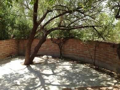 One of several courtyards