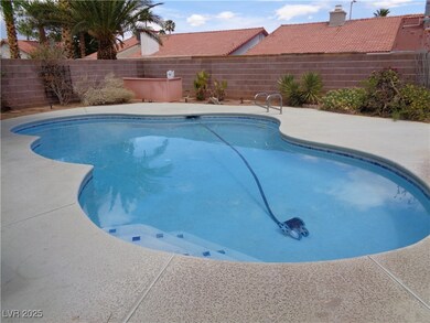 View of pool featuring a fenced in pool, a fenced