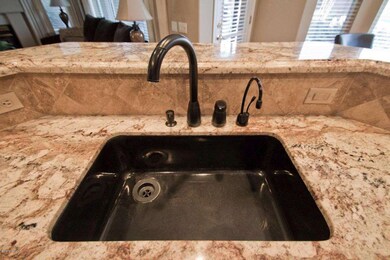 Deep Kitchen Sink w/ Hot Water Tap