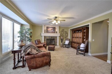 Great Room with Built-in Niche