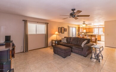 Living Room Opens off of Kitchen