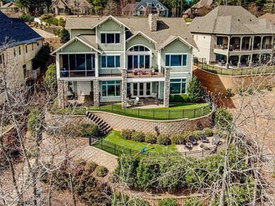 FENCED BACKYARD SHOWING OUTDOOR LIVING AREA