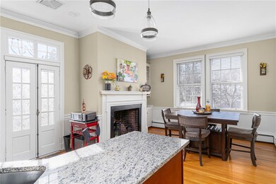 Dining area - bright with natural light.