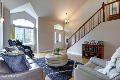 Living room and entry way