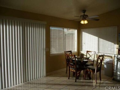 Eating area in kitchen with large adjoining area f