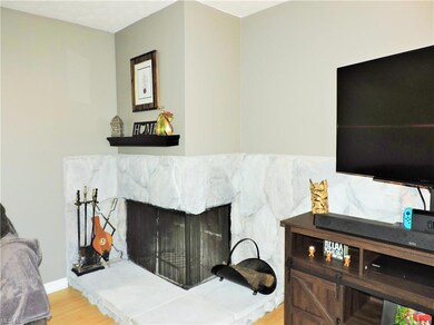 Fireplace in living room