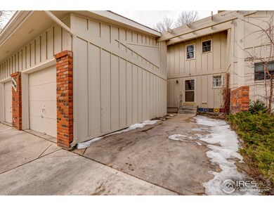 Private entry set back from street