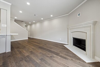 Another view of living room & newly opened breakfa