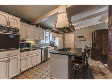 Kitchen View, door goes to garage