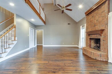 Wetbar is behind doors on the left. Master bedroom