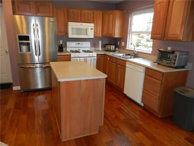Center island and ample cabinet space.