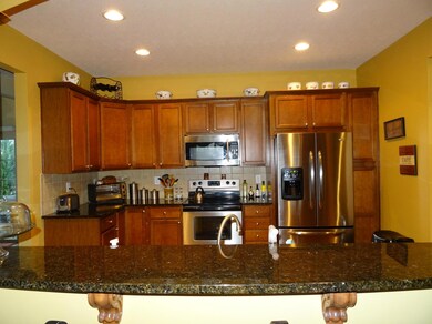 Front view of kitchen