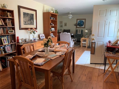 Large dining room looking into livingroom