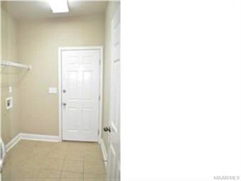 Laundry room.