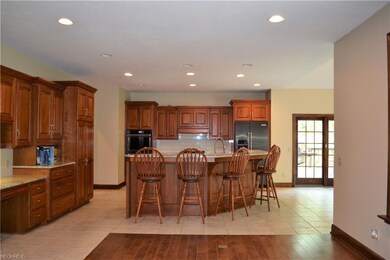 View of the kitchen from the family room.  All new