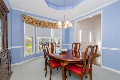 Nice Formal dining room on the front of the home.