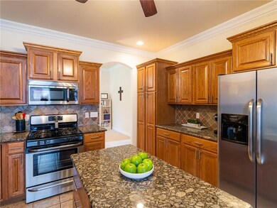 Gorgeous Granite with Elegant Cabinetry