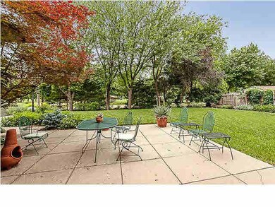 Large patio for outdoor gatherings.