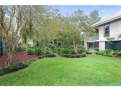 Yard/Garden. Side yard with manicured gardens. Not