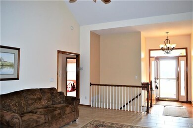 Nice flow from front door to finished basement, be