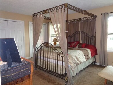 Master Bedroom adjoins hall bath