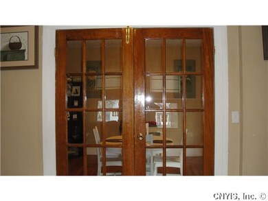 Living Room. French doors to dining room.