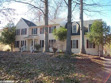 Exterior Front - A fall view. Grand setting.