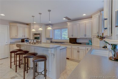 breakfast bar and plenty of counter space