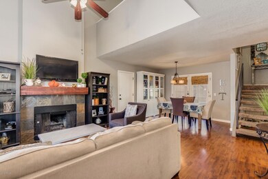 Living Room with Fireplace