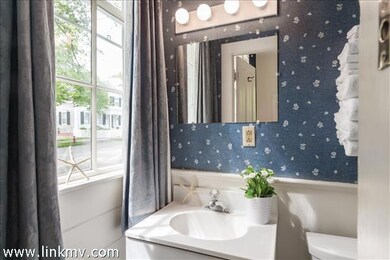And a private half bath