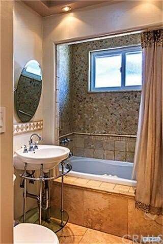 Custom bath with jacuzzi tub