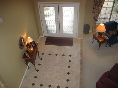 Looking down on Entry