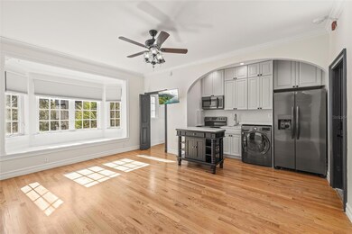 Open space with plenty of room for sleeping/living quarters.