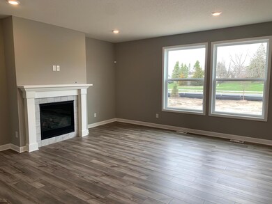 With two huge windows the living room will supply plenty of natural light.