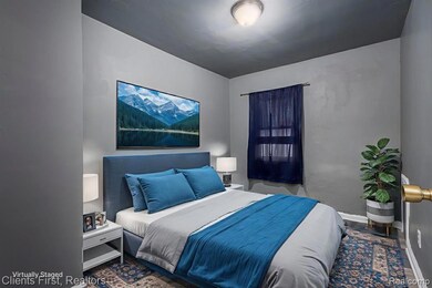 Bedroom featuring baseboards