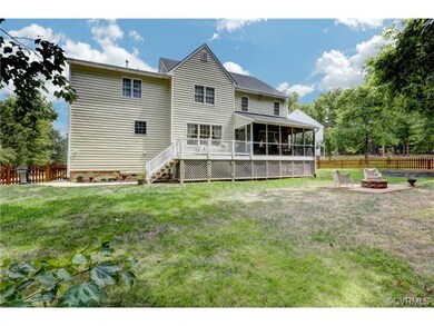 Huge fenced in rear yard complete with a 2013 19x1