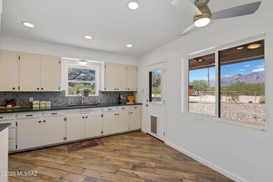 Kitchen with Mountain Views