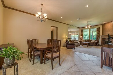 Formal Dining open to living area. Fresh neutral p