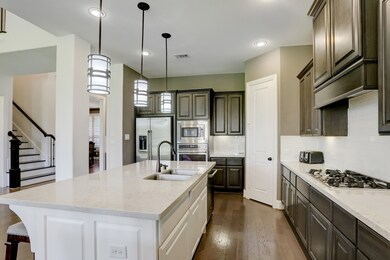 Spacious with tons of storage and large corner pantry.