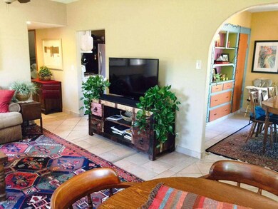 Living room looking towards kitchen and