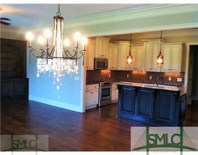 Kitchen. Gourmet Kitchen Open to Den