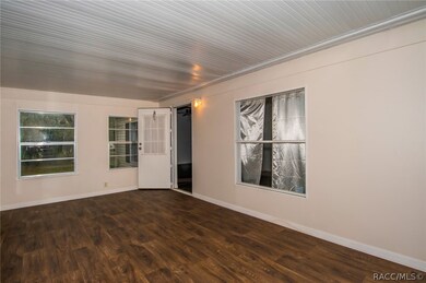 View from the porch door.