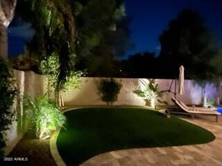 night view of play area