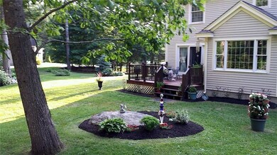 Mahogany Deck and well landscaped yard
