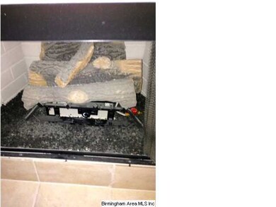 gas log fireplace