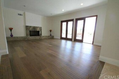 Formal living room with gorgeous new double doors 