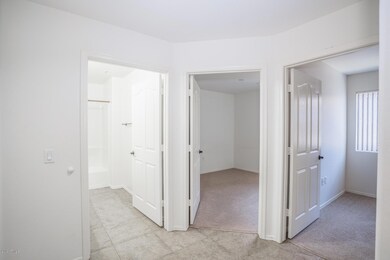 Hallway leading to bedrooms