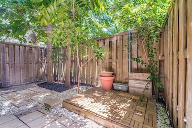 Private Fenced in Garden/Backyard Area for unit D5