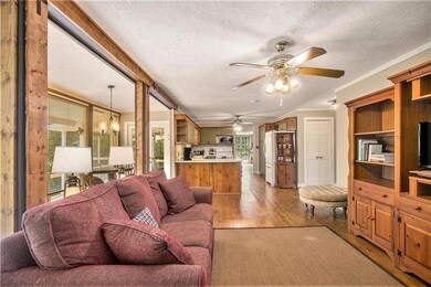 Living room area in the main house