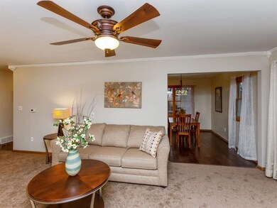 Living Room into Dining Room